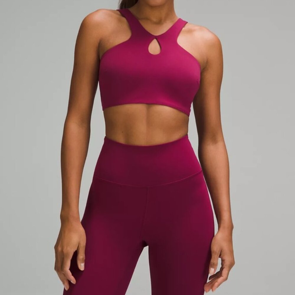 NWT lululemon SmoothCover Front Cut-Out Bra - Size 4